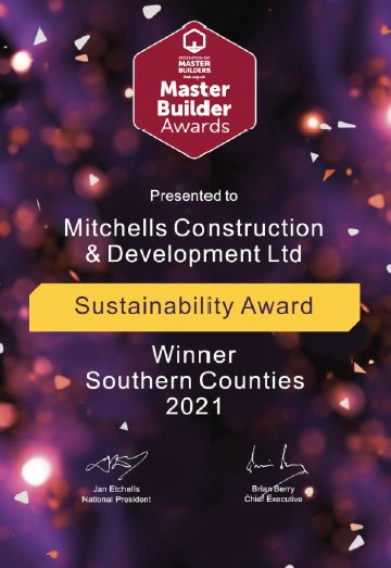 2021 FMB Sustainability Award – Southern Counties Winner
